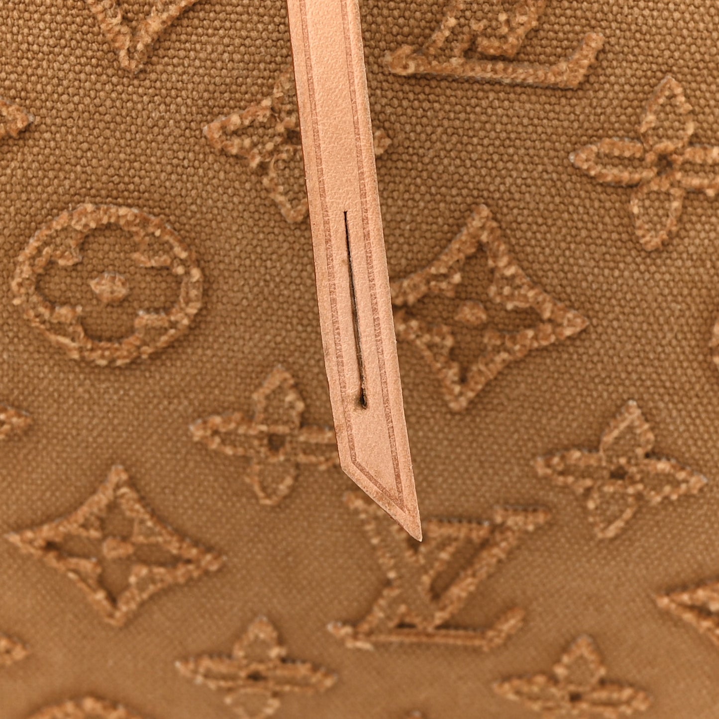 Denim Monogram Stone Speedy Bandouliere 35 Caramel