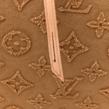 Louis Vuitton Denim Monogram Stone Speedy Bandouliere 35 Caramel 12 of 16