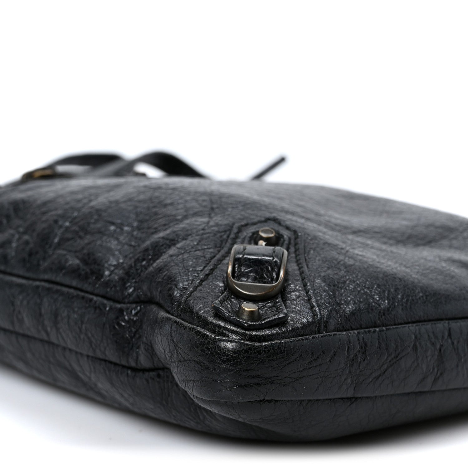 Balenciaga Agneau Classic Hardware Flat Crossbody Black 9 of 11