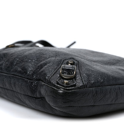 Balenciaga Agneau Classic Hardware Flat Crossbody Black 9 of 11