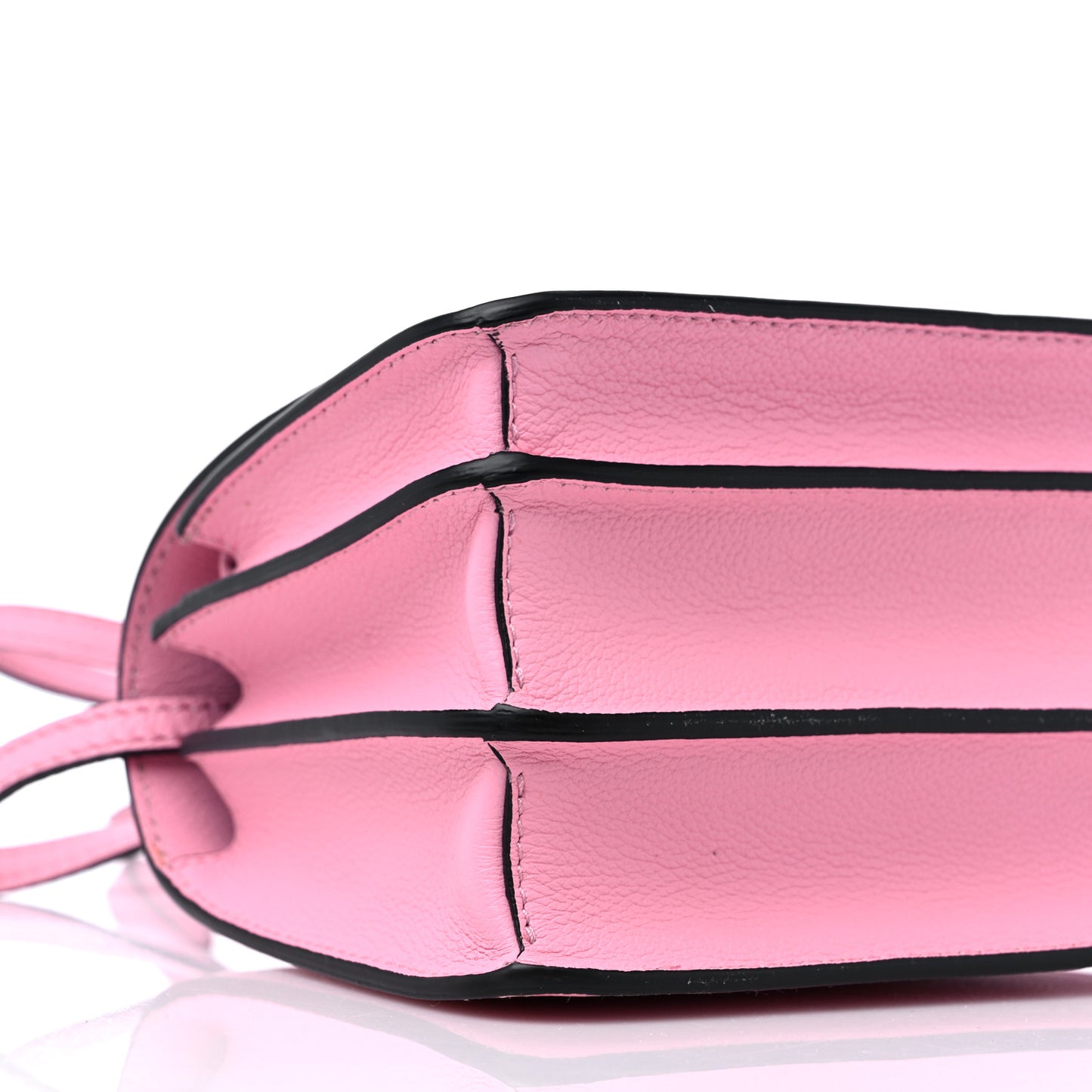 Grained Calfskin La Medusa Shoulder Bag Pink