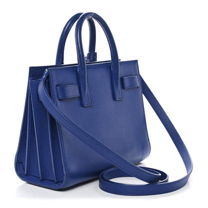 Saint Laurent Calfskin Nano Sac De Jour Royal Blue 3 of 12