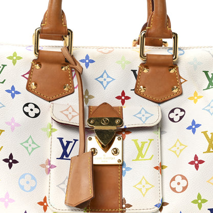 Louis Vuitton Monogram Multicolor Speedy 30 White 7 of 10