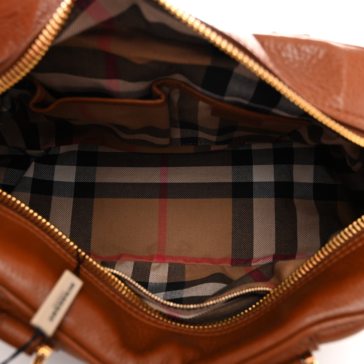 Burberry Pebbled Calfskin Small Ashbury Satchel Tan 5 of 10