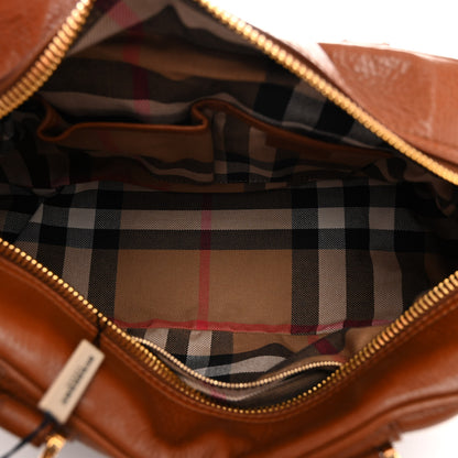 Burberry Pebbled Calfskin Small Ashbury Satchel Tan 5 of 10
