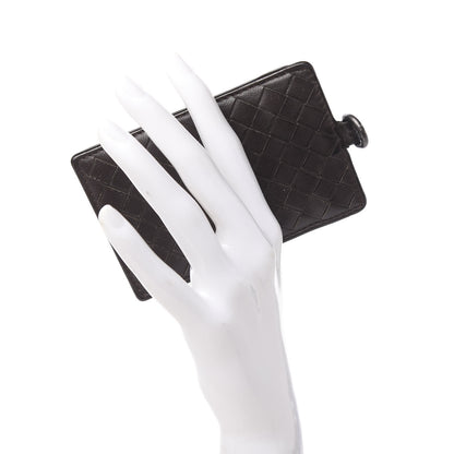 Bottega Veneta Nappa Intrecciato Card Case Ebano 2 of 7