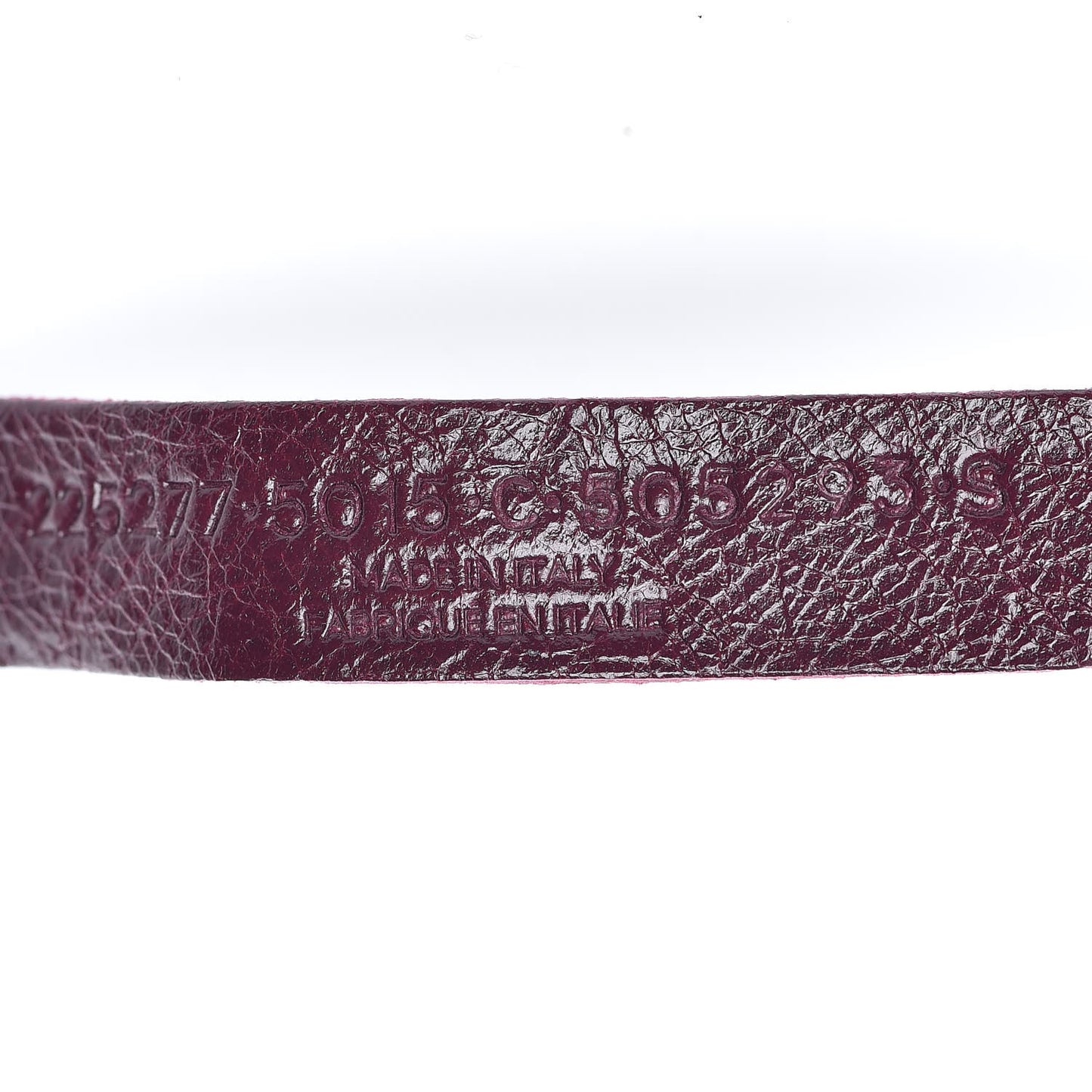 Agneau Arena Classic Hardware Bracelet S Violet Prune