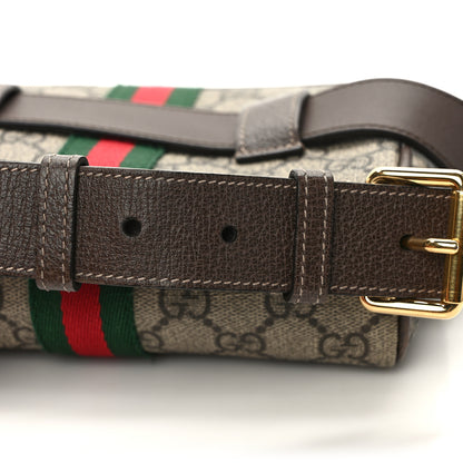 Gucci GG Supreme Monogram Web Small Ophidia Belt Bag 85 34 Dark Brown 13 of 13