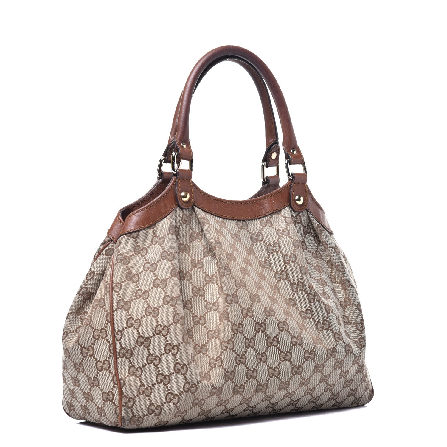 Gucci Monogram Medium Sukey Tote Brown 3 of 11