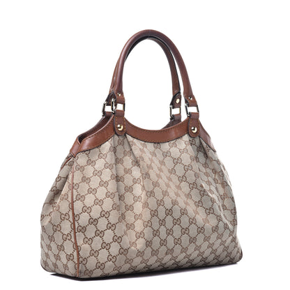 Gucci Monogram Medium Sukey Tote Brown 3 of 11