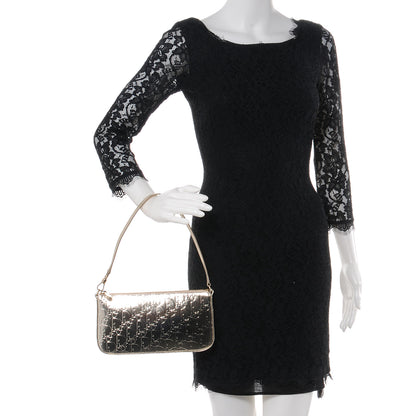 Christian Dior Patent Ultimate Zip Pochette Gold 2 of 8