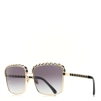 Chanel Metal Square Chain Sunglasses 71369 Grey 1 of 8