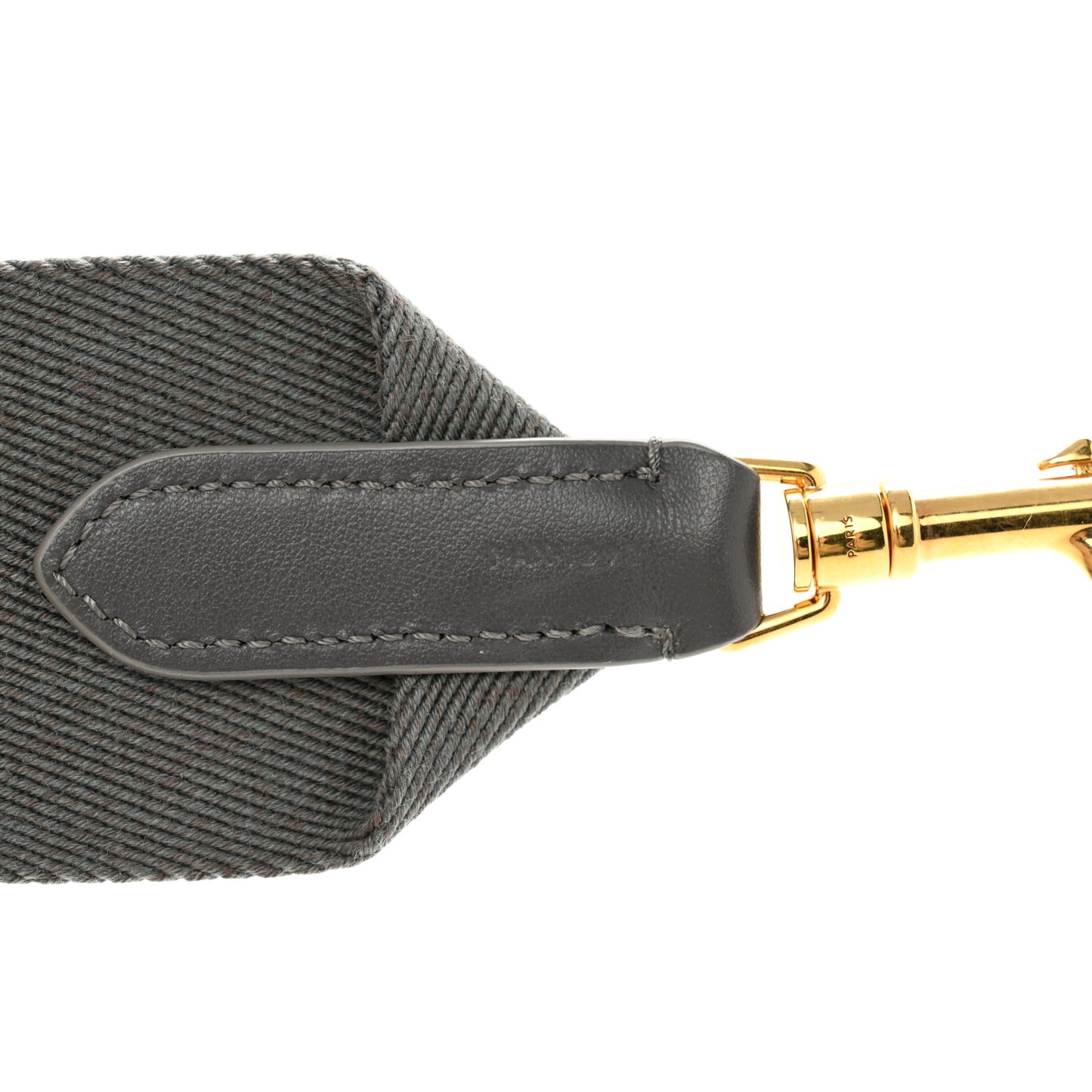 Jacquard Wool Logo Short Strap Grey White