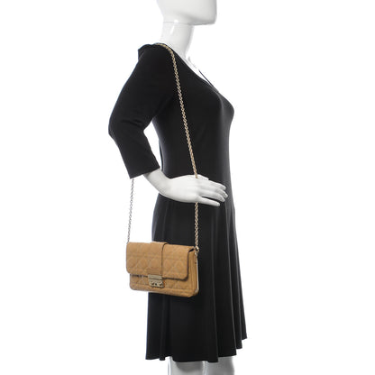 Christian Dior Patent Cannage New Lock Pouch Beige 2 of 15
