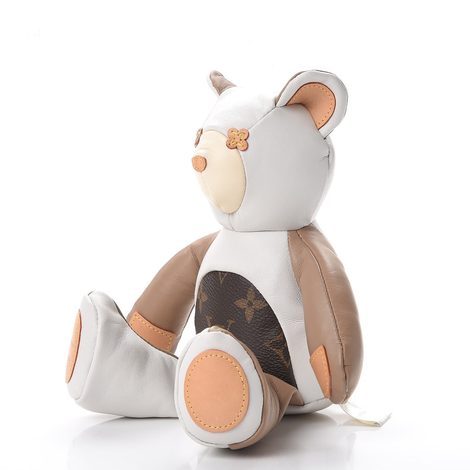Louis Vuitton Calfskin Monogram Doudou Louis Bear Beige 7 of 15