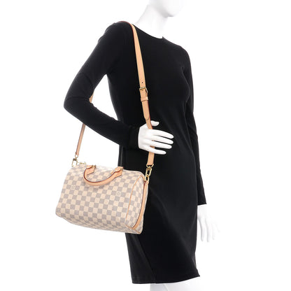 Louis Vuitton Damier Azur Speedy Bandouliere 25 2 of 8