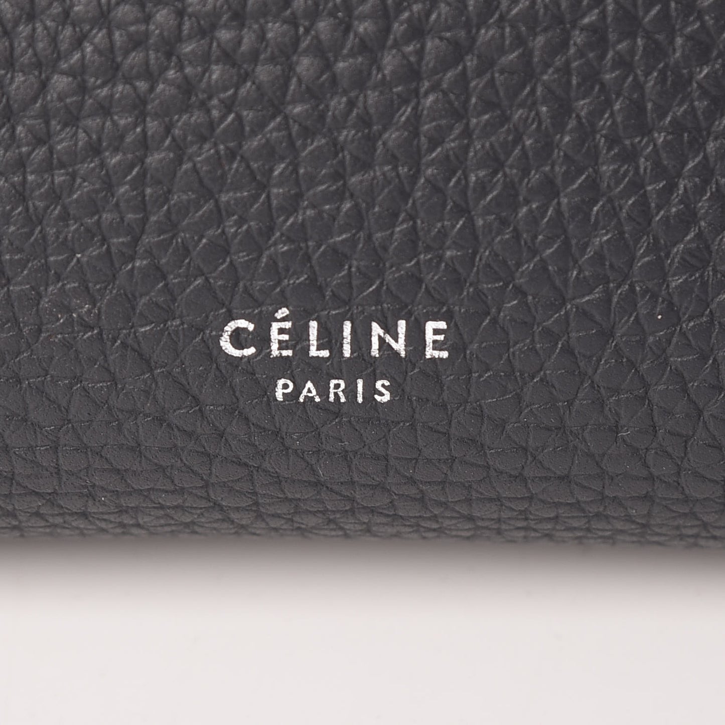 Supple Grained Calfskin Small Big Bag Anthracite