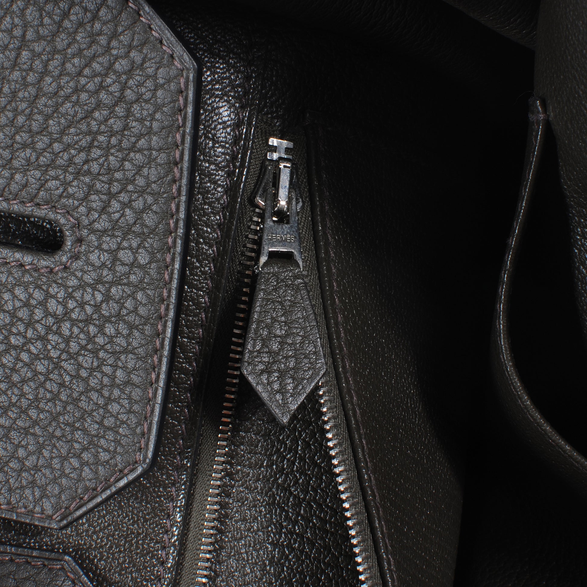 Hermes Togo Birkin 40 Vert Bronze 8 of 9