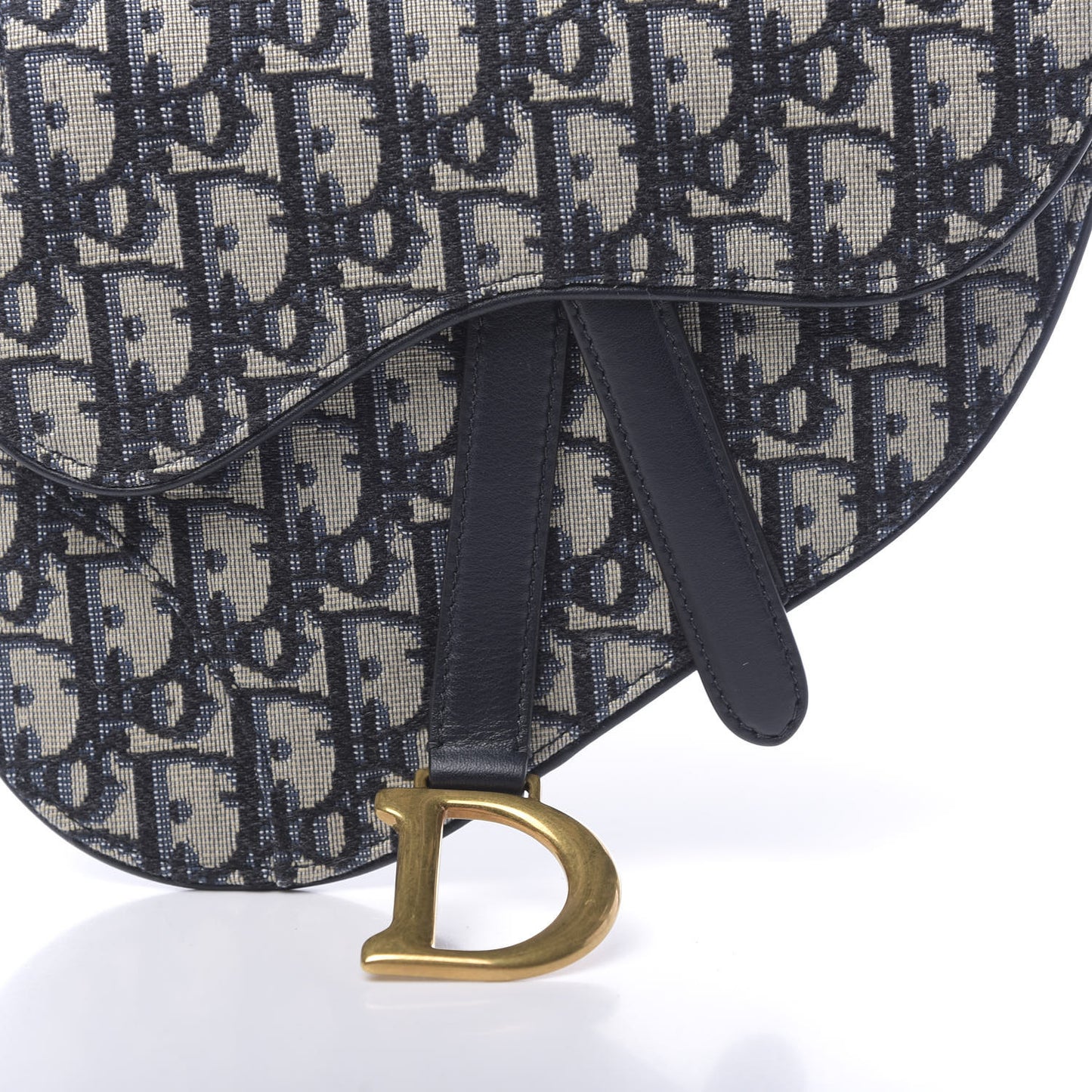 Oblique Saddle Belt Bag Blue