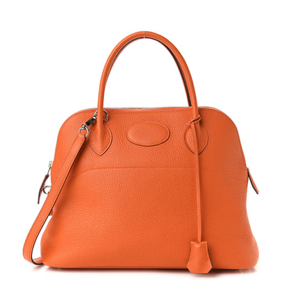 Hermes Taurillon Clemence Bolide 31 Orange 1 of 8