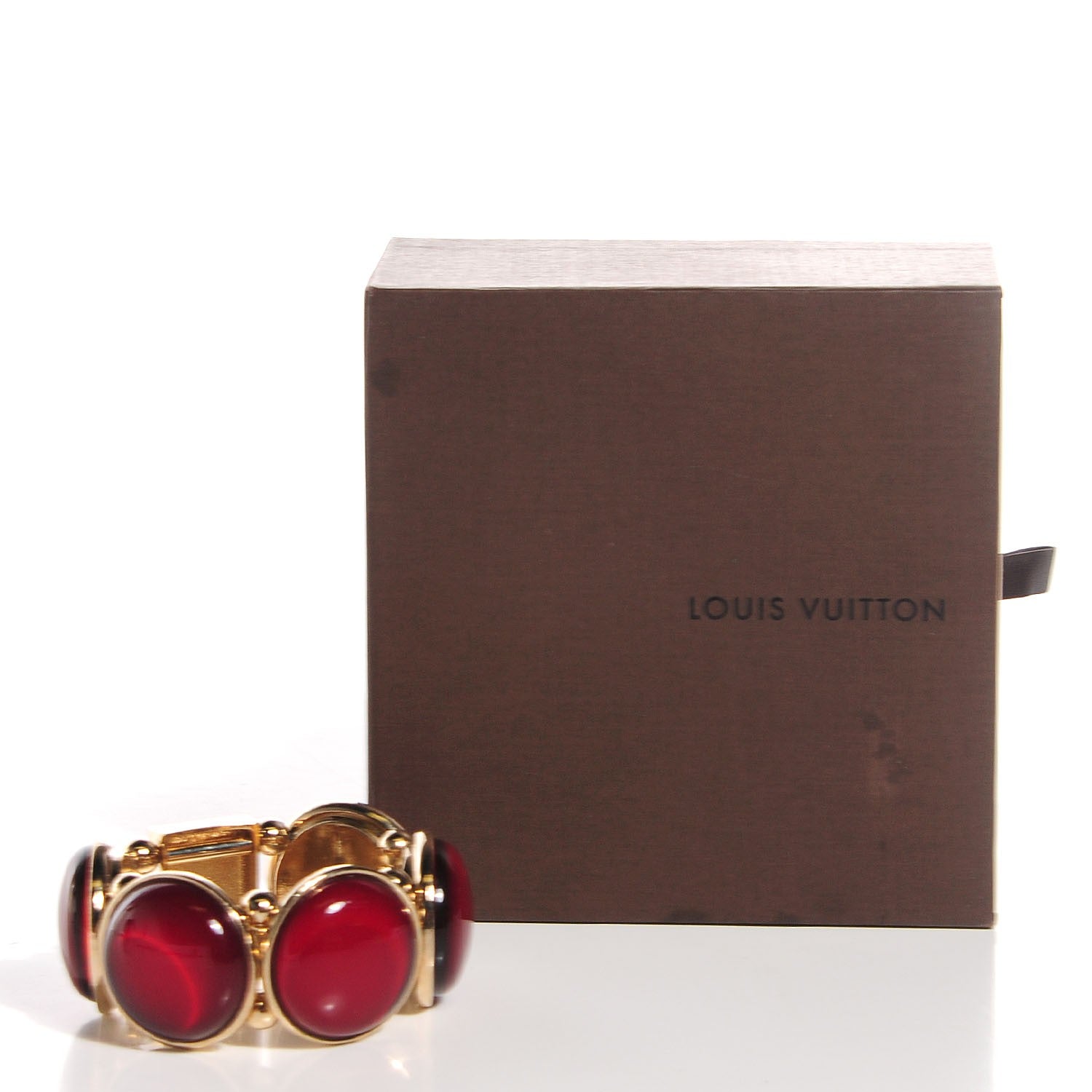 Louis Vuitton Lacquer Cuff Rouge Fauviste 4 of 4