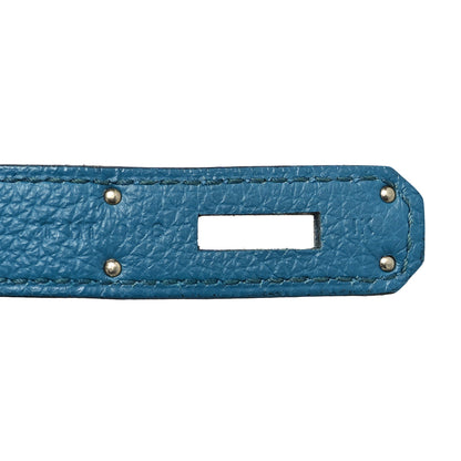 Hermes Togo Kelly Retourne 28 Bleu De Galice 7 of 13