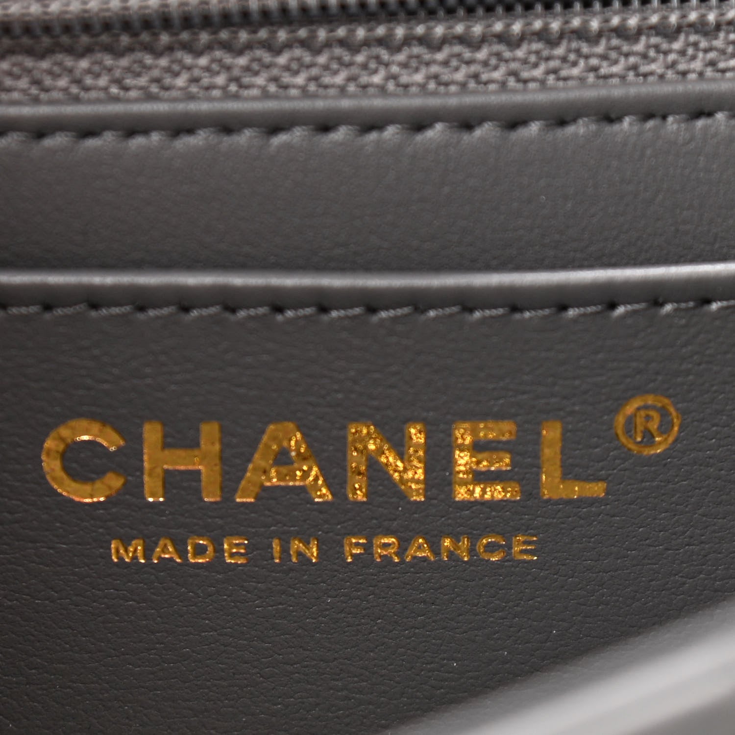 Chanel Lambskin Quilted Mini Rectangular Flap Dark Grey 6 of 11