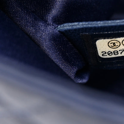 Chanel Lambskin Quilted By 4 Flap Navy 7 of 11