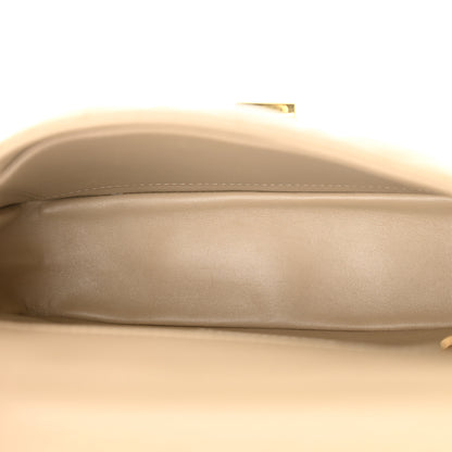 Christian Dior Calfskin Cannage Small Caro Bag Beige 5 of 11