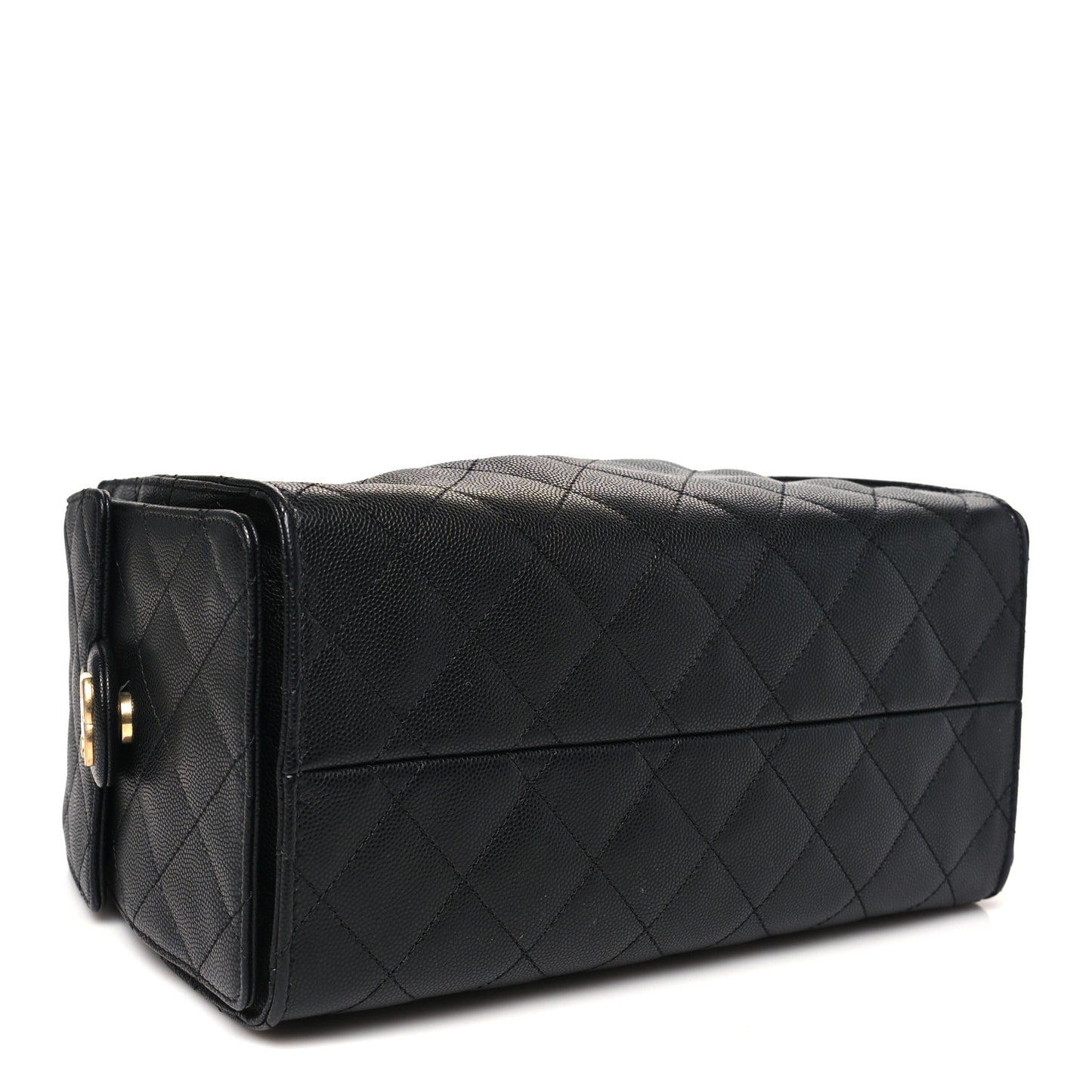 Caviar Quilted Small Chanel 25 Handbag Black