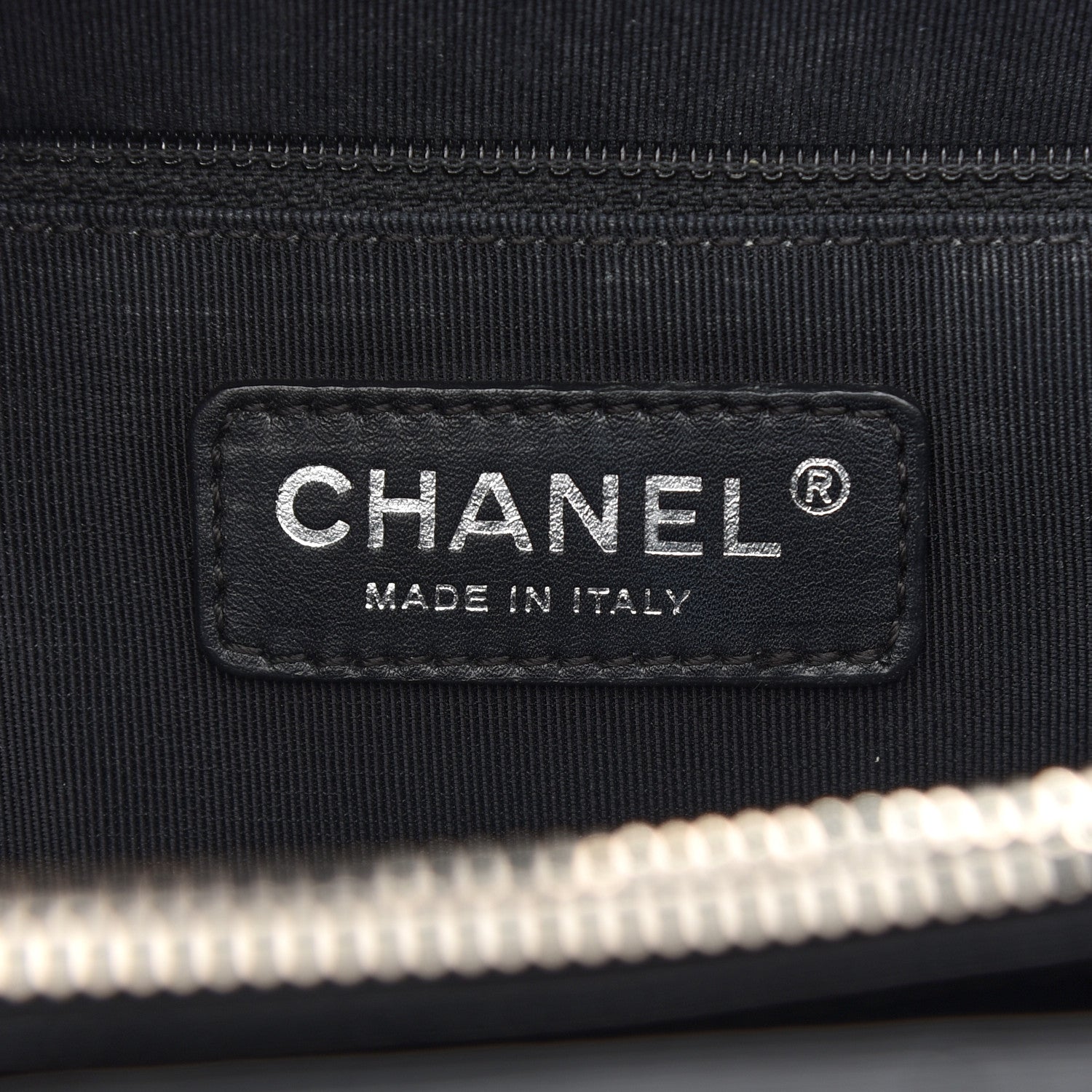 Chanel Patent Grand Shopping Tote GST Black 6 of 10