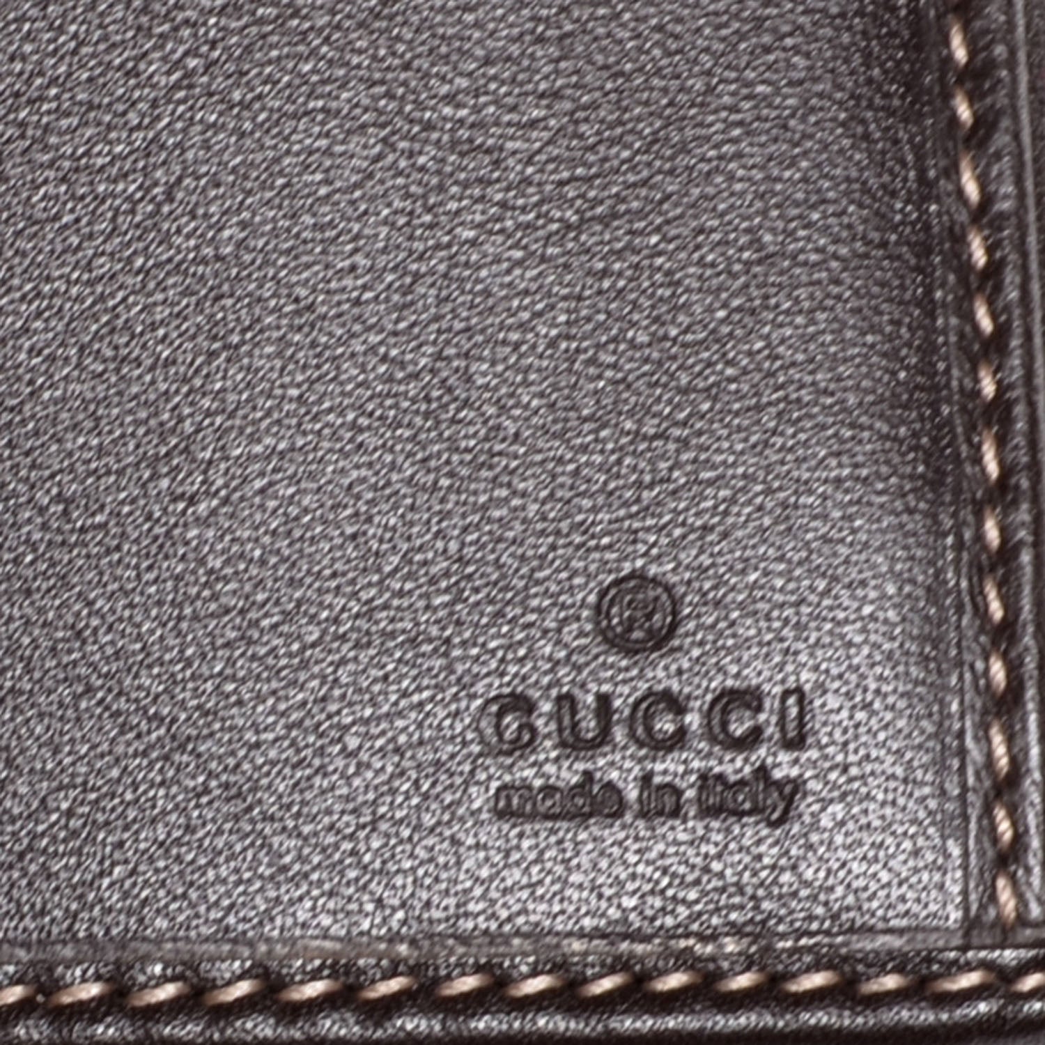 Gucci Monogram Heart Continental Wallet Brown 7 of 8