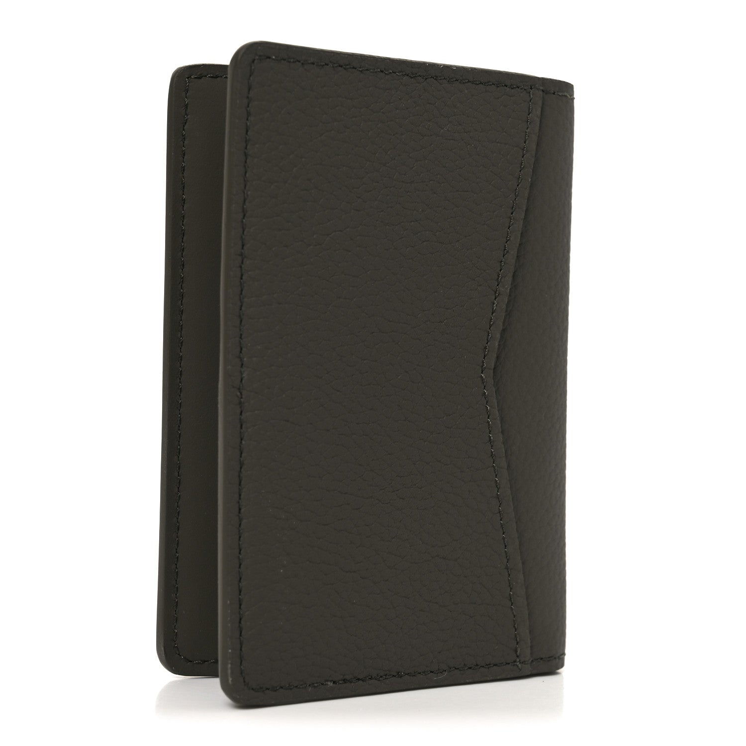 Louis Vuitton Grained Calfskin Aerogram Pocket Organizer Khaki 3 of 7