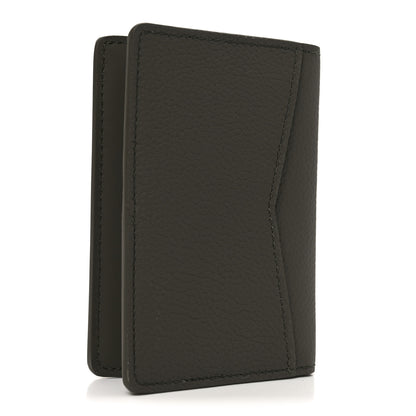 Louis Vuitton Grained Calfskin Aerogram Pocket Organizer Khaki 3 of 7
