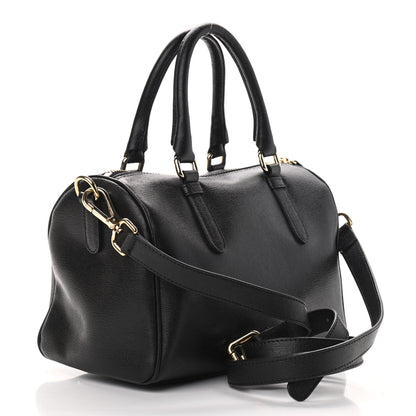 Versace Saffiano Calfskin Palazzo Duffle Bag Black 3 of 8