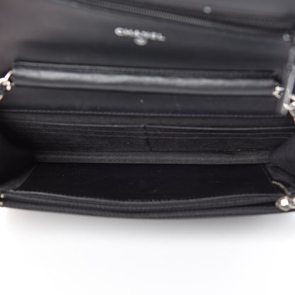 Chanel Caviar Timeless CC Wallet On Chain WOC Black 7 of 14