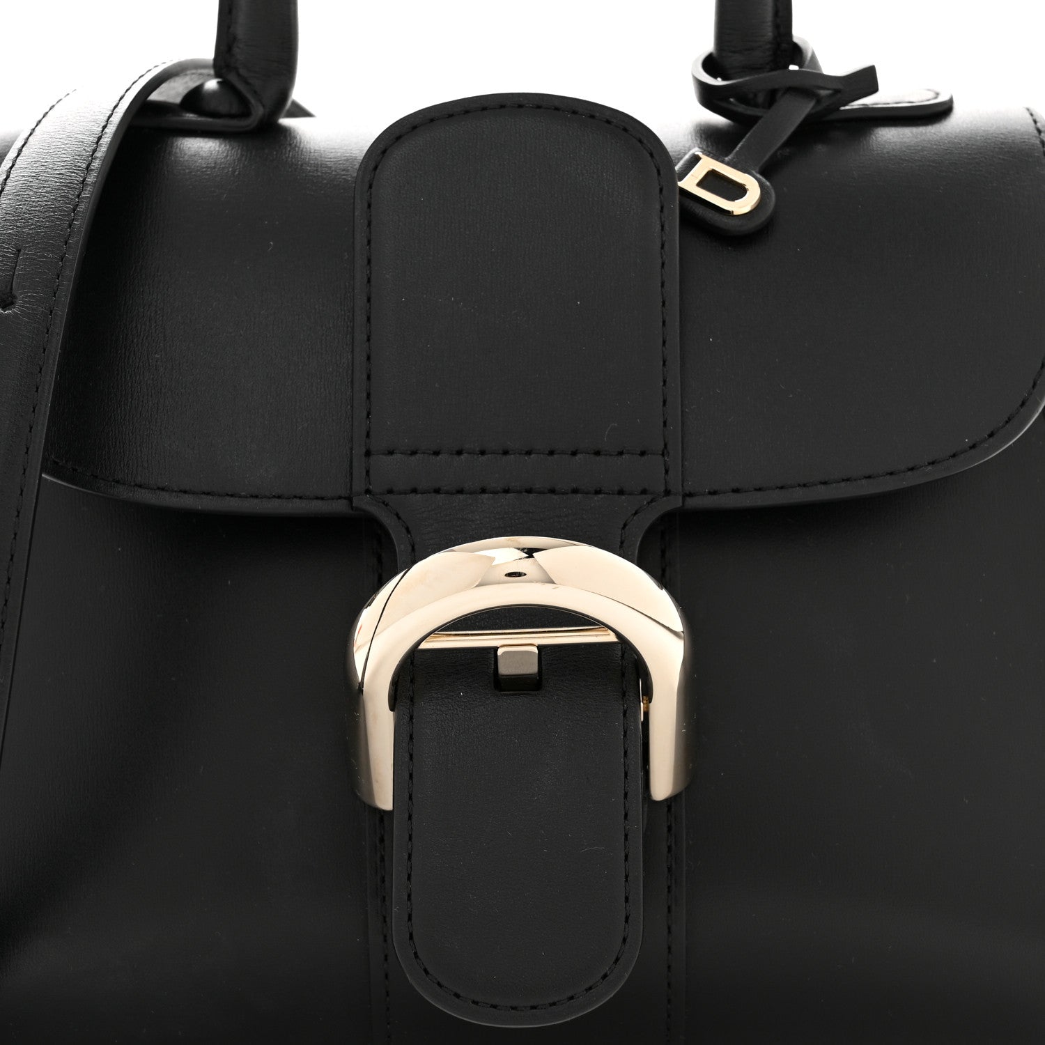 Delvaux Box Calfskin Mini Brillant Satchel Black 8 of 10