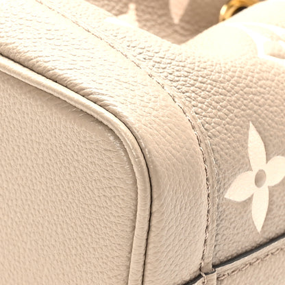 Louis Vuitton Empreinte Monogram Giant Nano Noe Tourterelle Creme 10 of 11