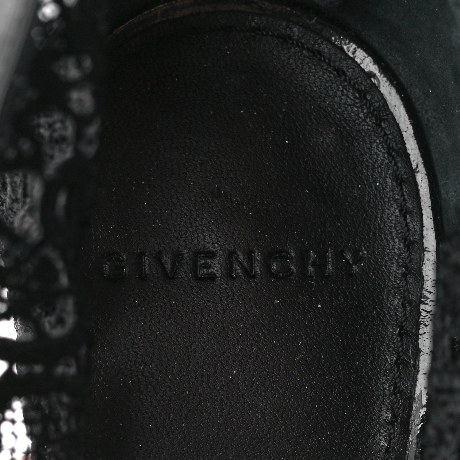 Givenchy Patent Emboirdered Peep Toe Ankle Booties 41 Black 8 of 8