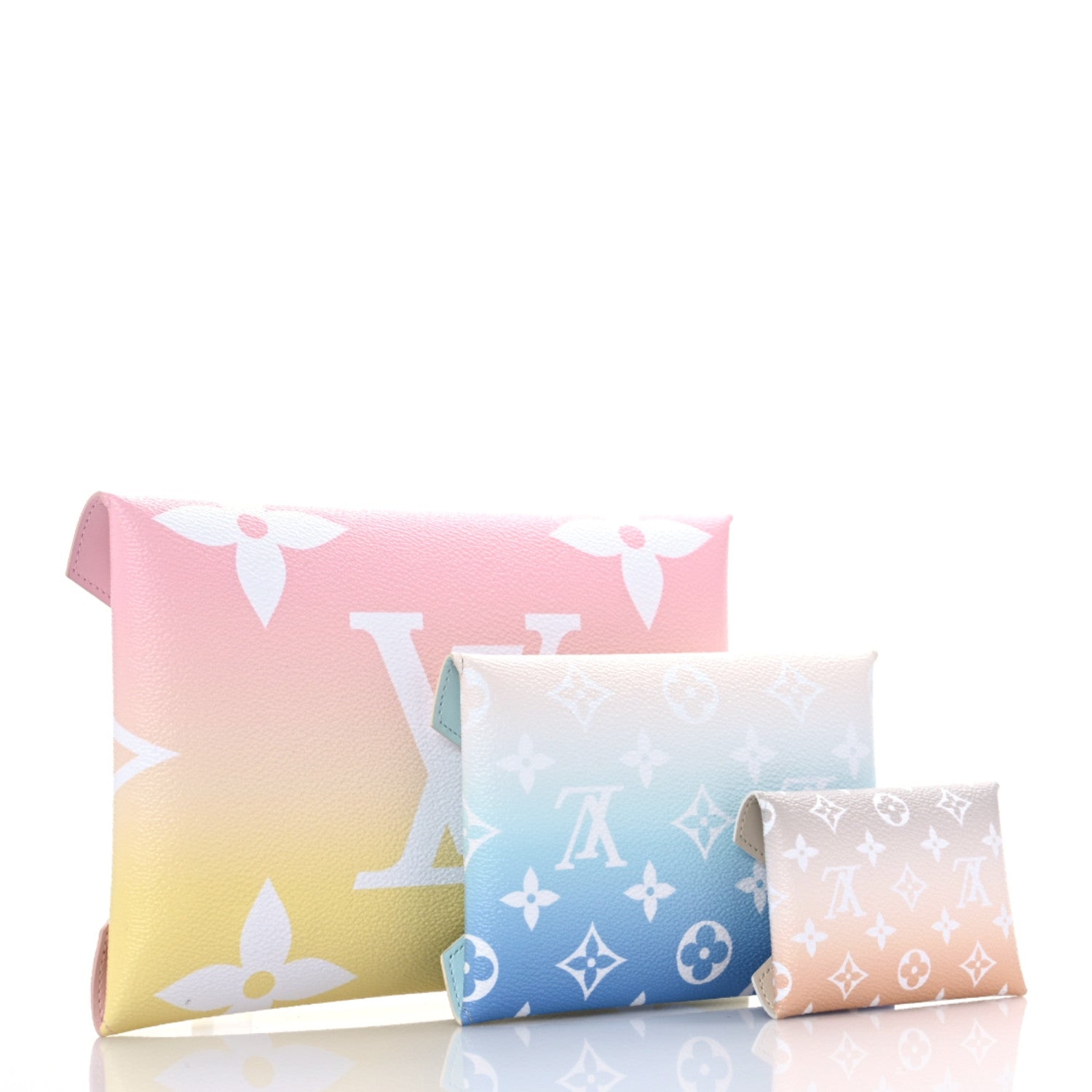 Louis Vuitton Monogram Giant By The Pool Kirigami Pochette Set 3 of 13