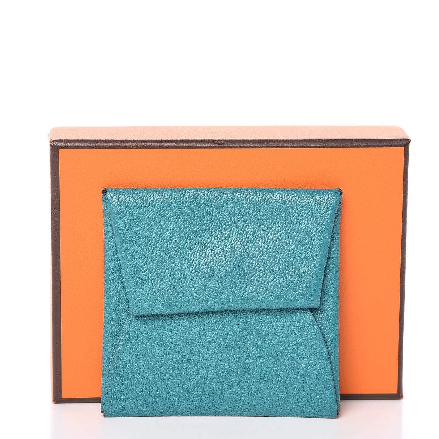 Chevre Mysore Bastia Coin Purse Bleu Paon