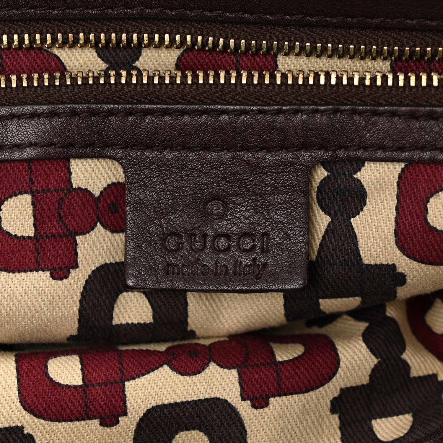 Gucci Guccissima Large Horsebit Chain Hobo Chocolate 6 of 10
