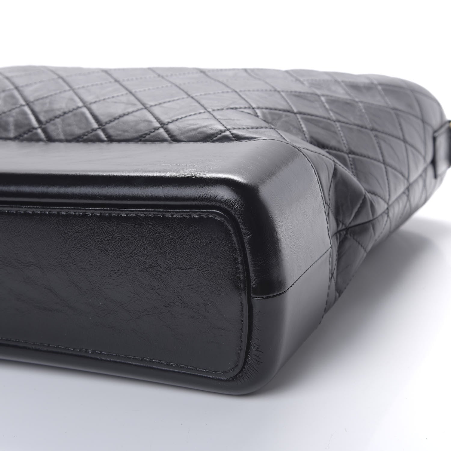 Chanel Aged Calfskin Quilted Maxi Gabrielle Hobo Black 8 of 9