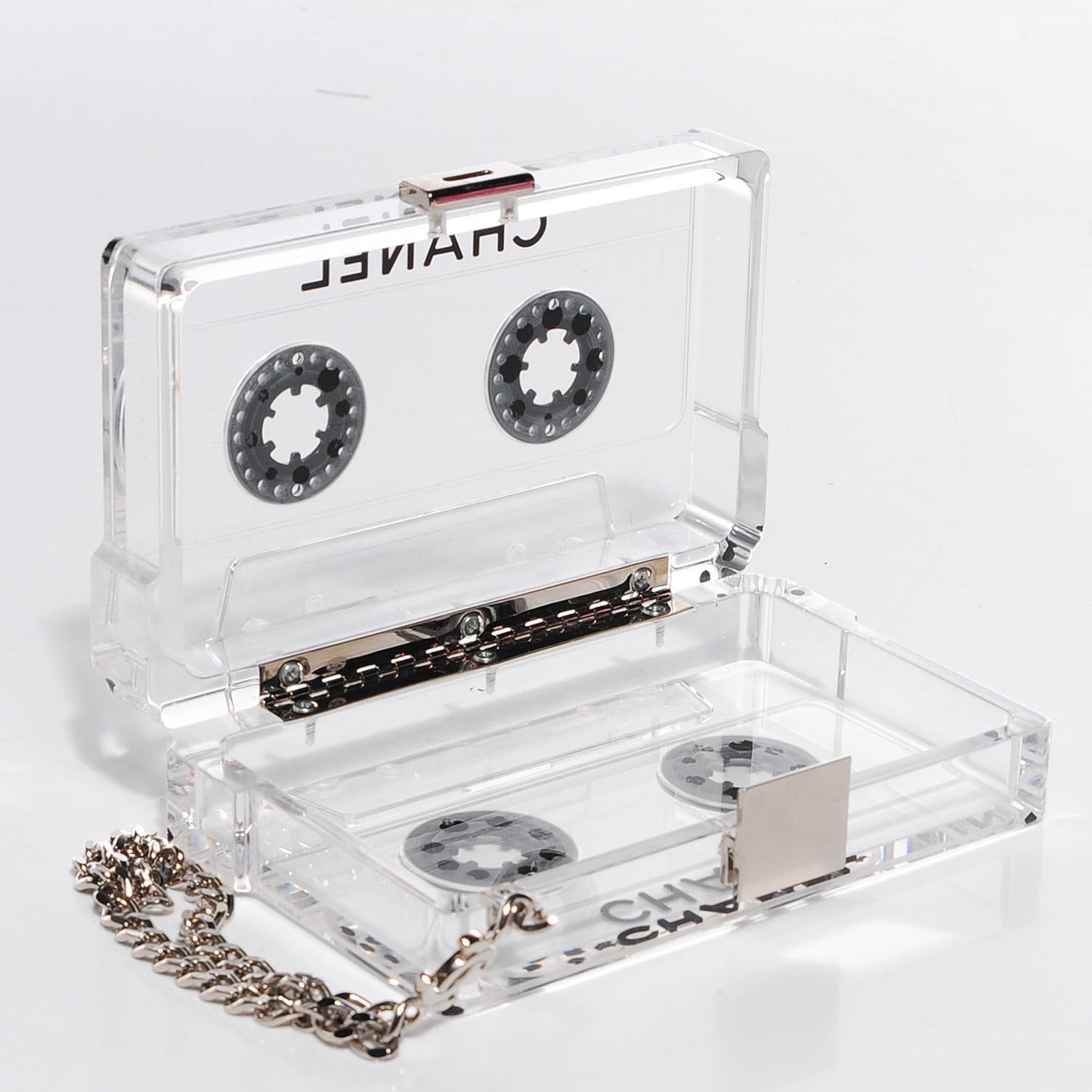 Lucite Cassette Clutch