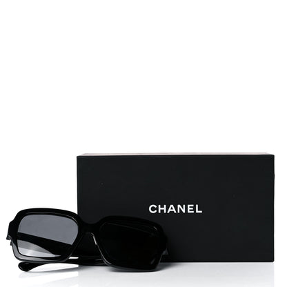 Chanel Acetate Square Heart Sunglasses 5479-A Black 10 of 10