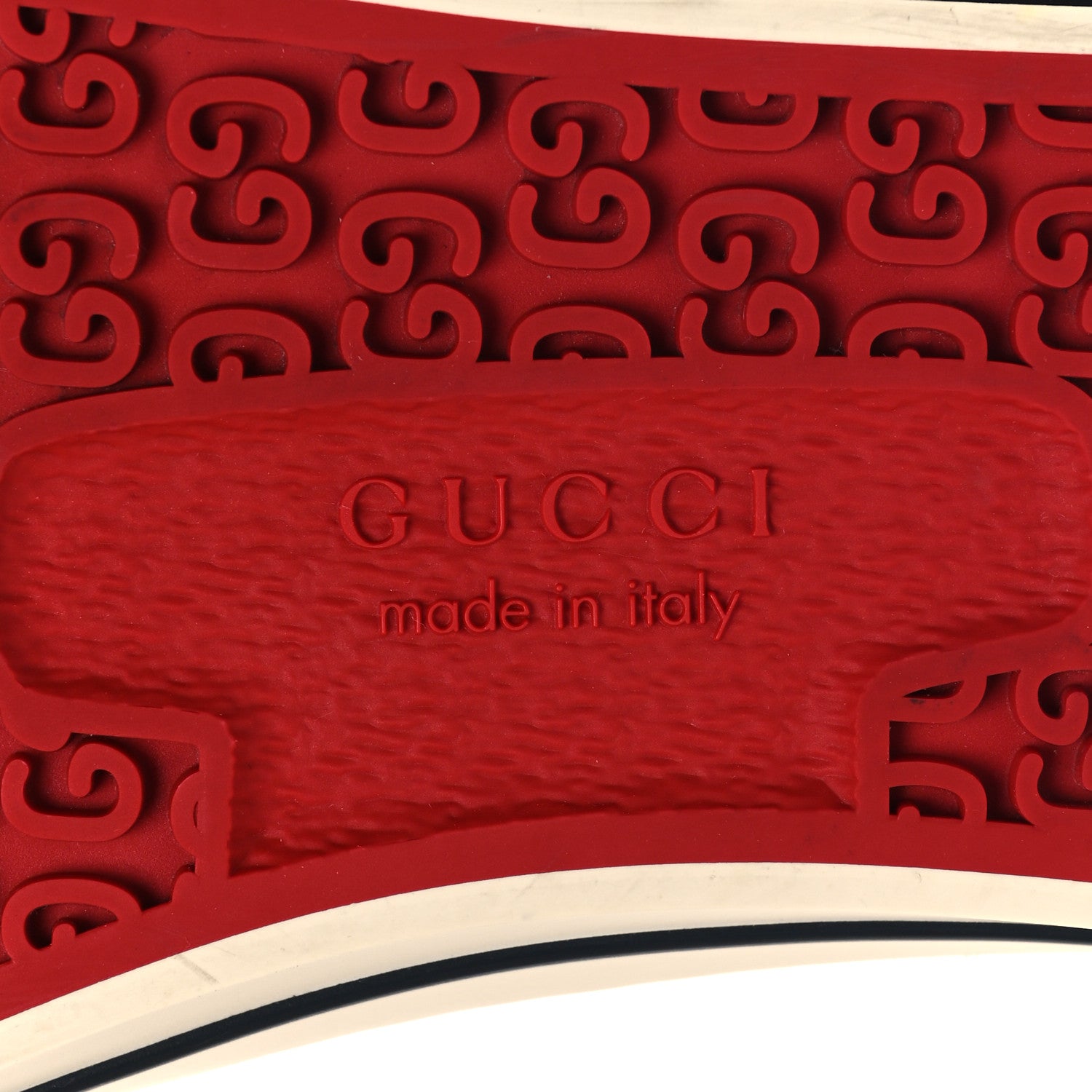 Gucci GG Monogram Web Womens 1977 Tennis Sneakers 40 Beige Ebony Mystic White 7 of 9