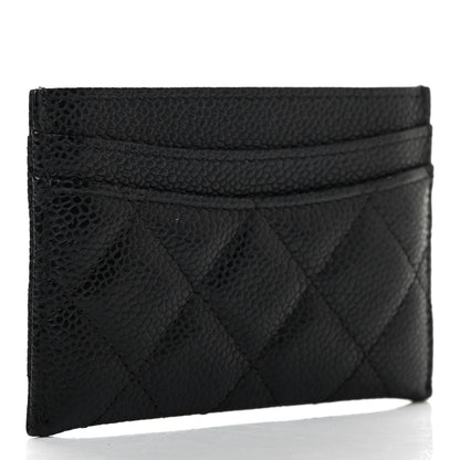 Chanel Caviar Quilted Card Holder Black 3 of 7