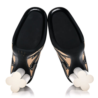 Louis Vuitton Calfskin Swift Loafers 39 Black White 5 of 8