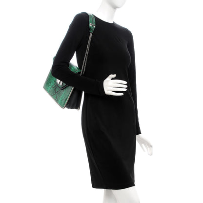 Chloe Python Sally Flap Bag Green 2 of 9
