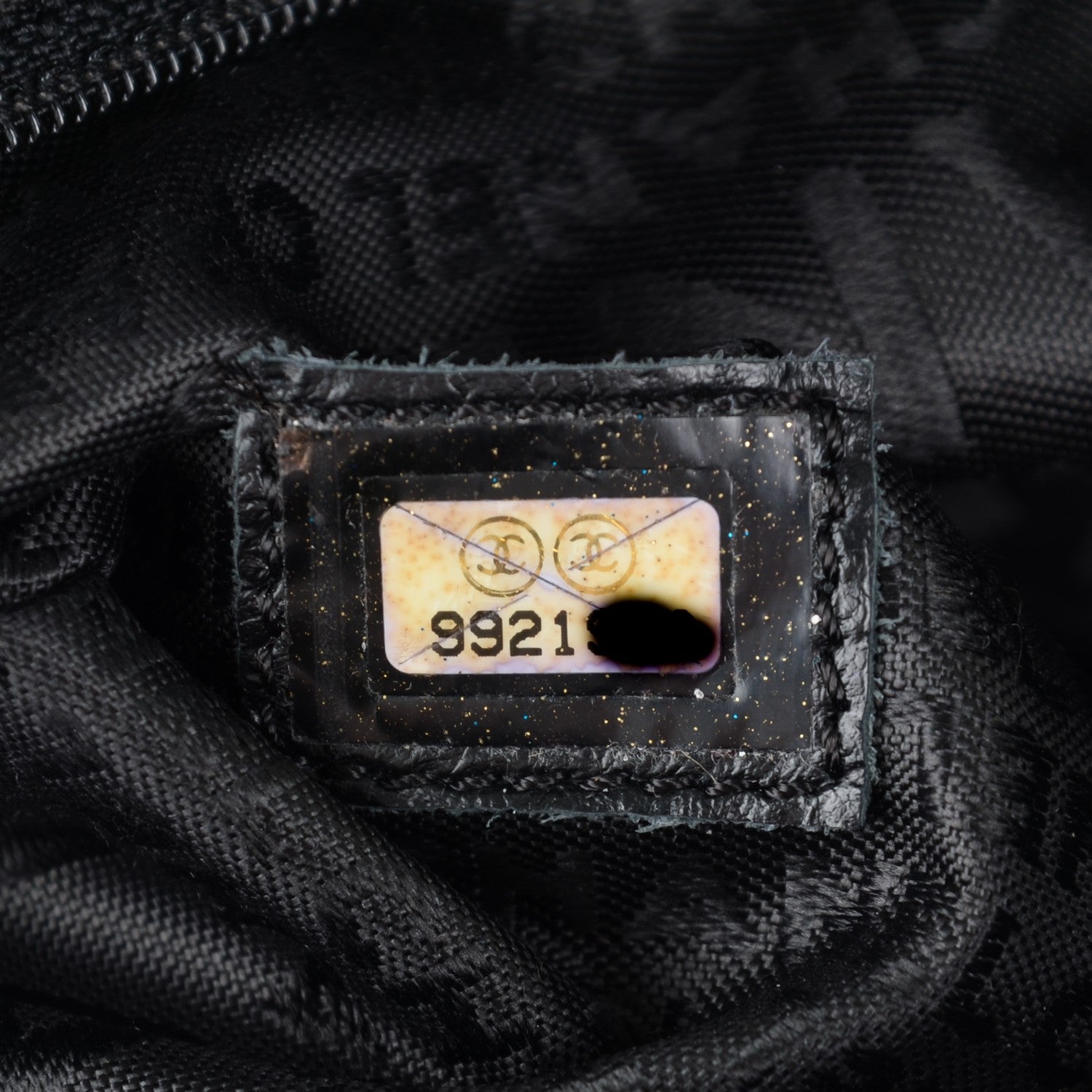 Chanel Caviar Square Stitched Bowler Black 7 of 8
